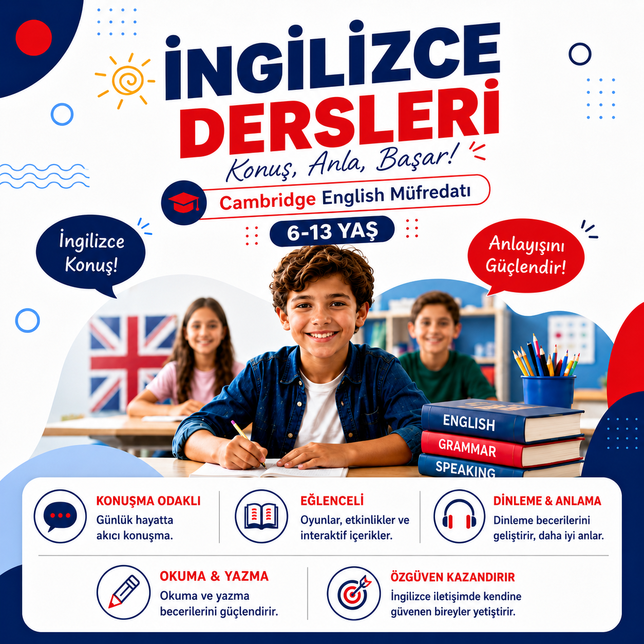 ingilizce yaz okulu çınardere